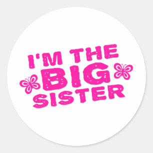Sticker Rond Grande soeur