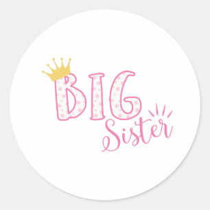 Sticker Rond Grande soeur