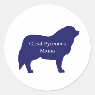 Sticker Rond Grands Grands Pyrénées