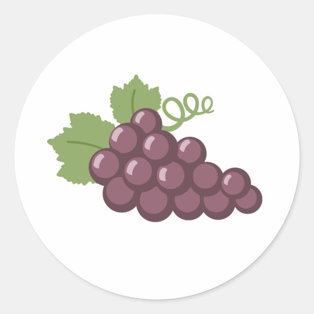 Sticker Rond Grapevine (Devant)