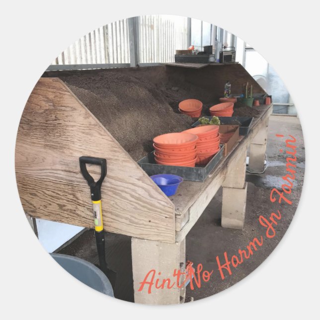 Sticker Rond Graphique de tableau (Devant)