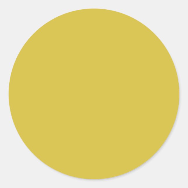 Sticker Rond Gras brillant Jaune clair Mariage moderne blanc (Devant)