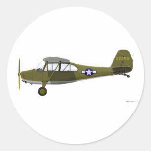 Sticker Rond Grasshopper Aeronca L-16