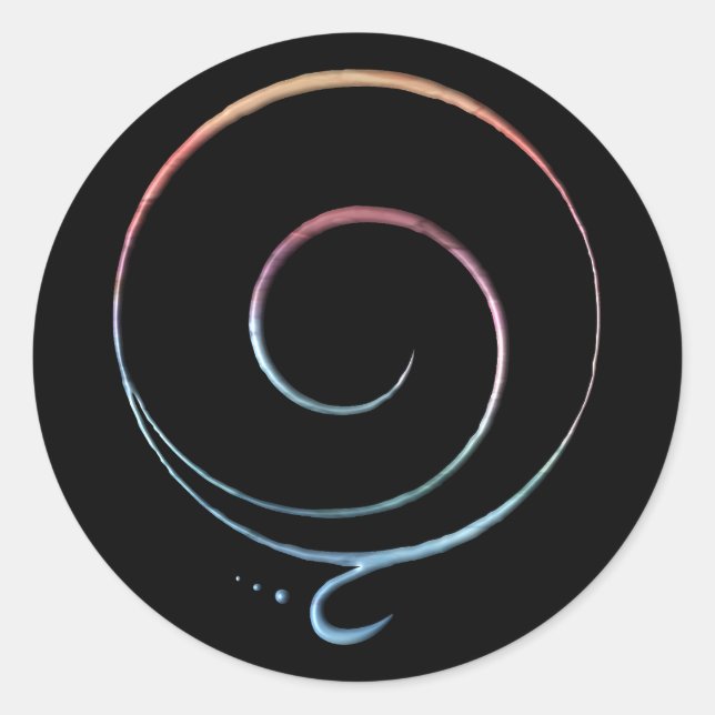 Sticker Rond Gratitude 1 (Devant)