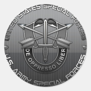 Sticker Rond Green Berets DUI Edition spéciale