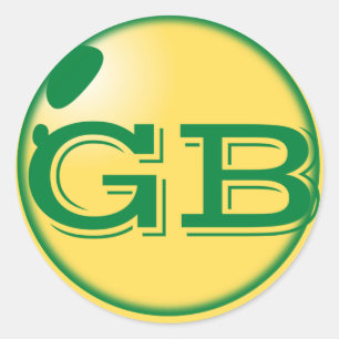 STICKER ROND GREENBAY PACKERS 