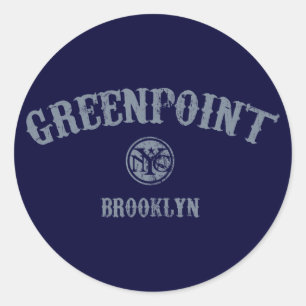 Sticker Rond Greenpoint