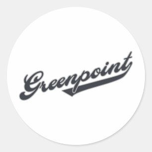 Sticker Rond Greenpoint