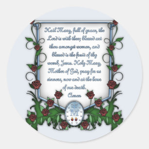 Sticker Rond Grêle Mary