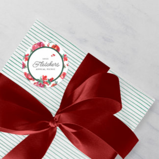 Sticker Rond Grenade botanique sur mesure