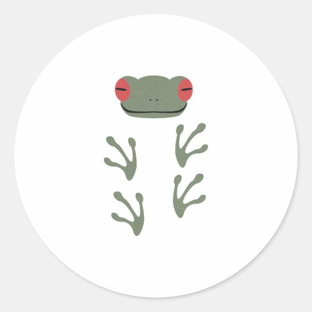 Sticker Rond Grenouille (Devant)