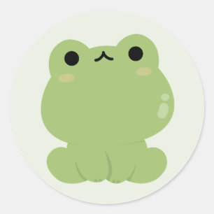 Sticker Rond Grenouille mûre