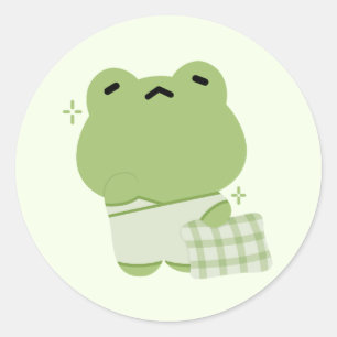 Sticker Rond Grenouille mûre