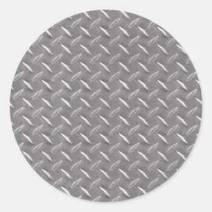 Sticker Rond Grey Diamond