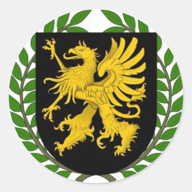 Sticker Rond Griffin (Devant)