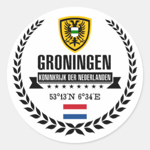 Sticker Rond Groningue