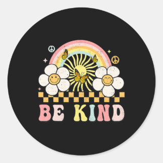 Sticker Rond Groovy Unity Day Be