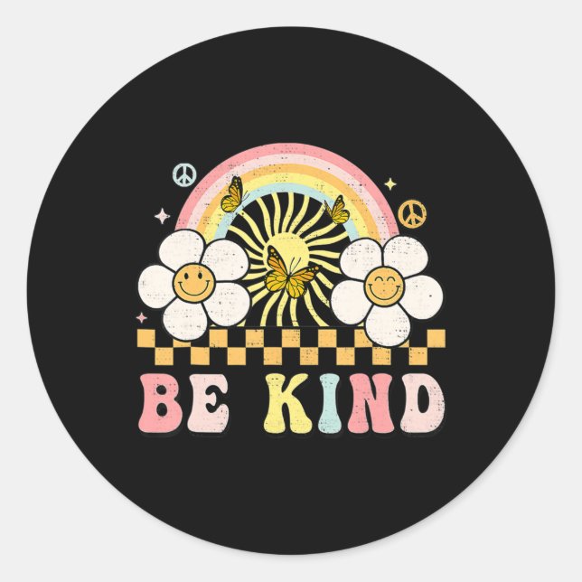 Sticker Rond Groovy Unity Day Be (Devant)