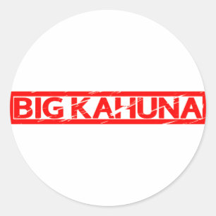 Sticker Rond Gros Timbre Kahuna