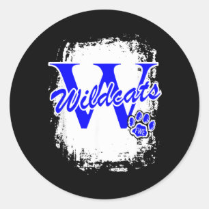 Sticker Rond Grosse victoire des Wildcats