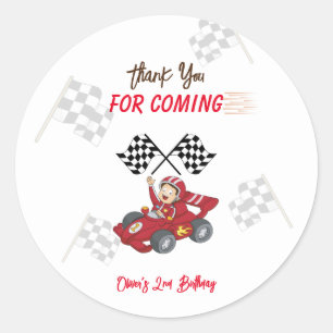 Sticker Rond Grossissant deux jeûnes 2e anniversaire