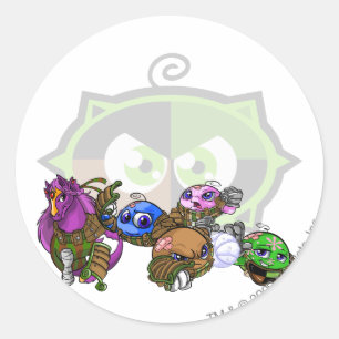 Sticker Rond Groupe de lac Kiko d'équipe