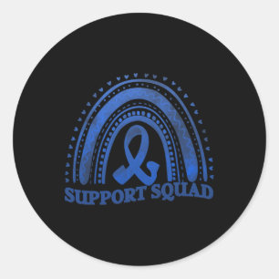 Sticker Rond groupe de soutien sensibilisation au diabète ruban