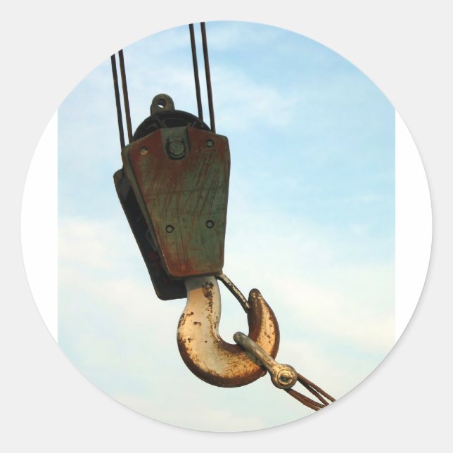 Sticker Rond Grue (Devant)