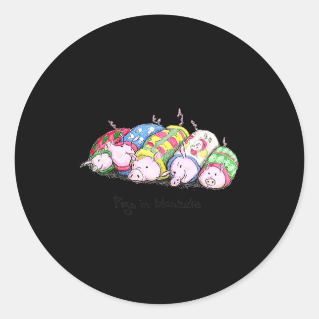 Sticker Rond Gs In Blankets 2  (Devant)