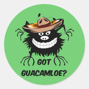 Sticker Rond Guacamole obtenu