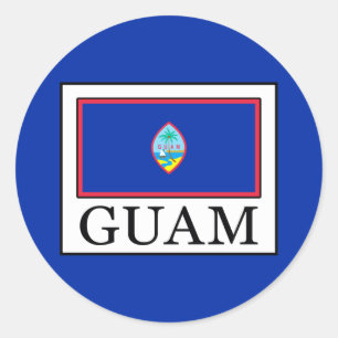 Sticker Rond Guam