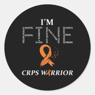 Sticker Rond Guerrier des Crps Rsd
