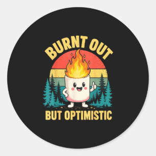 Sticker Rond Guimauve amusante