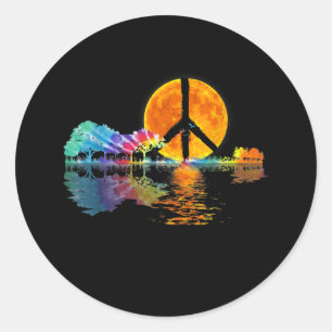 Sticker Rond Guitar Lake Shadow