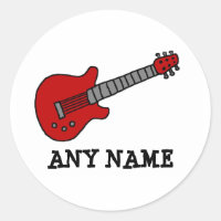 Guitare rouge Rockin'