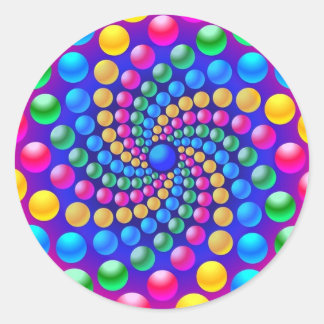 Sticker Rond Gumballs