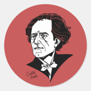 Sticker Rond Gustav Mahler