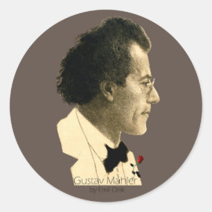 Sticker Rond Gustav Mahler