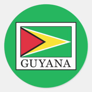 Sticker Rond Guyana