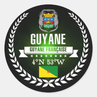 Sticker Rond Guyane
