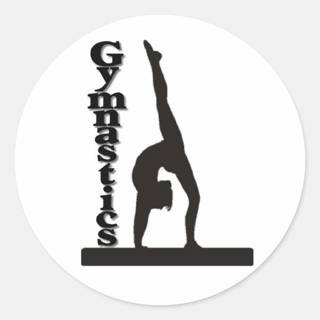 Sticker Rond Gymnastique (Devant)