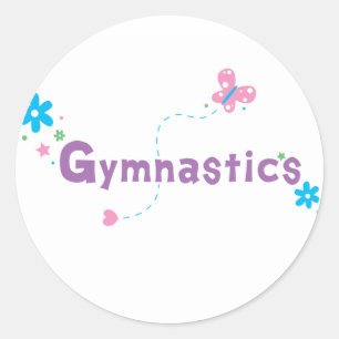 Sticker Rond Gymnastique de flottement de jardin