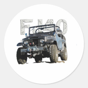 Sticker Rond Habillement de FJ40 Landcruiser