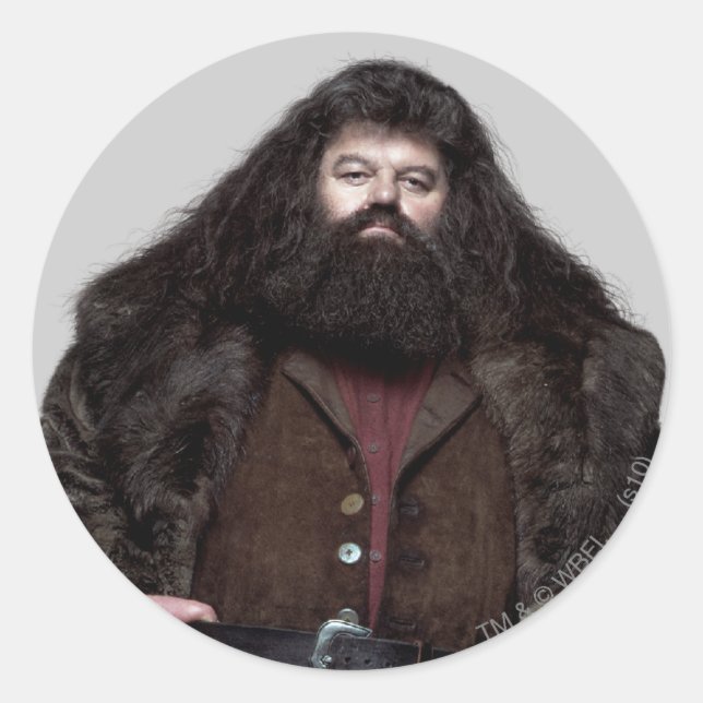 Sticker Rond Hagrid et Chien (Devant)
