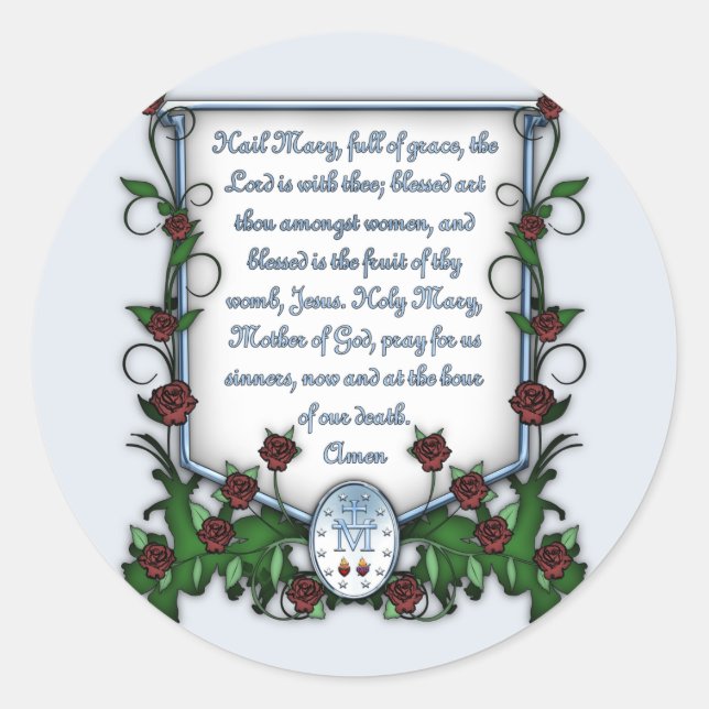 Sticker Rond Hail Mary (Devant)