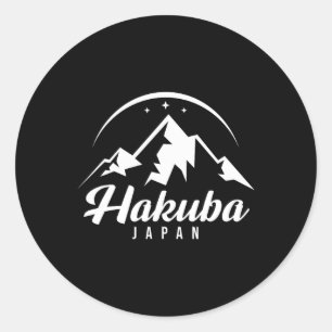 Sticker Rond Hakuba Japon Station de ski Ski Snowboard