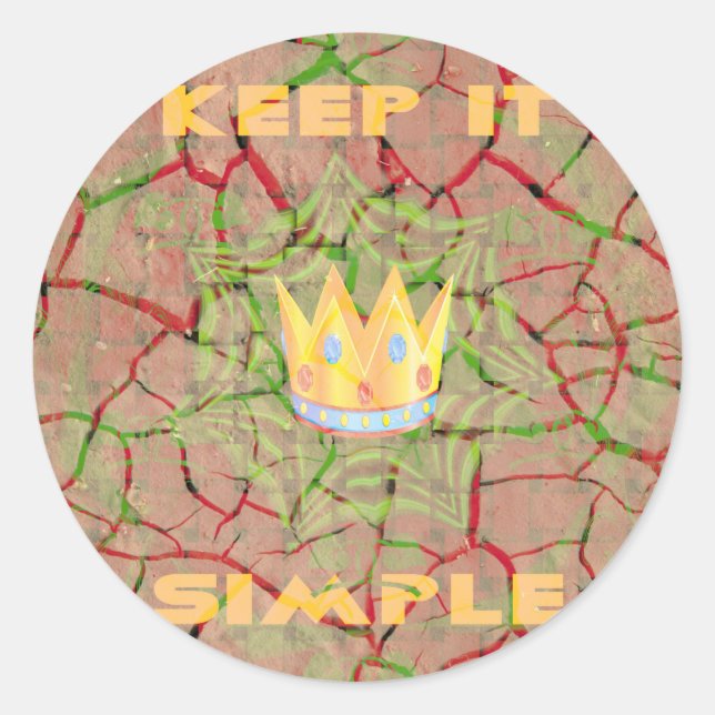 Sticker Rond Hakuna matata (Devant)