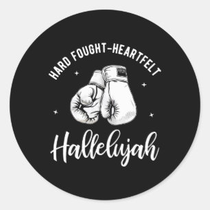 Sticker Rond Hallelujah Cute Christian Bo