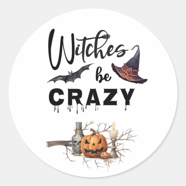 Sticker Rond Halloween (Devant)