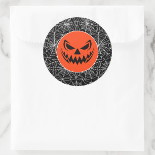 Sticker Rond Halloween